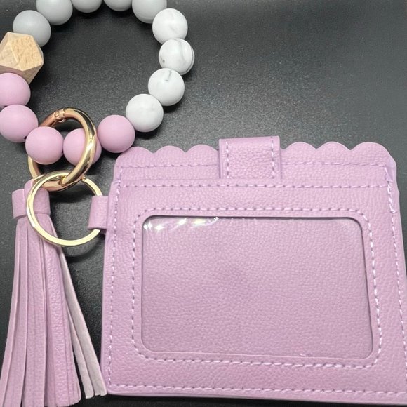 Trendy wristlet wallet keychain, birthday gift, anniversary gift, grad gift - Picture 11 of 11